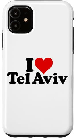 ICH LIEBE HERZ TEL AVIV Hülle für iPhone 11