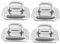 QUMIIRITY 4pcs Security Anchor Base Plate for Cable Locks Compatible Multiple Laptops Notebook Computer Portable Lock Theft Security Anchor Plate