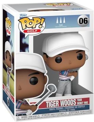 Funko POP! Golf: Tiger Woods - Tour Debut 1992 | Offizieller Fanartikel und Merch - Vinyl Sammelfigur als Regal Deko - Geschenkidee zum Geburtstag für Fans und Sammler