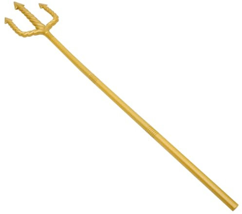Homoyoyo Accessoires Trident Cosplay Trident Diable d'halloween Accessoires De De Trident Acte Accessoire De Trident d'or Accessoire du Diable Accessoire Trident Golden Plastique