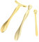 OFFIGAM 3 Stück Augencremeapplikator Goldene Gesichtscreme Löffel Metall Massage Stab für Hautpflege Anti Aging für