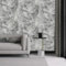 Tarwanear Marble Silver Grey Wallpaper Metallic Swirls Silver Wallpaper Abstract Art Glitter Textured Wall Paper Feature Metallic Marble Effect Wallpapers for Living Room Bedroom Hallway