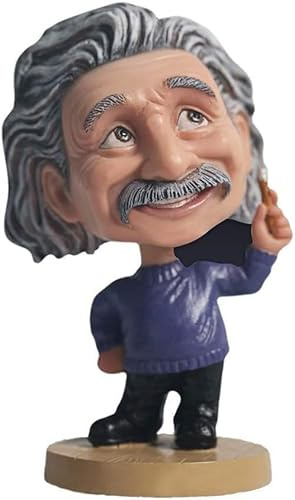 Albert Einstein Statue Skulptur Charakter Figur Statuette Indoor Modern Zuhause Wohnzimmer Schlafzimmer Arbeitszimmer Dekor Auto Armaturenbrett Dekoration Ornament Für Freunde, 2