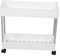 Didiseaon 1pc Multi Layer Kitchen Trolley Rack with Wheels Floor Type Storage Trolley Stand Portable Utility Cart for Easy Organization Kitchen Bathroom and Laundry Strong and Ventilated
