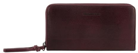 FREDsBRUDER Leder Geldbörse My Old Friend Ziparound Wallet Dark Red dunkelrot