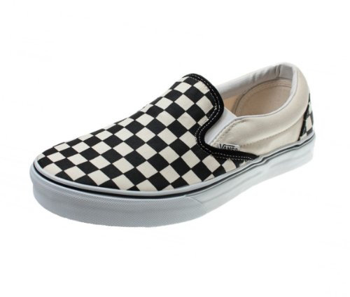 Vans U Classic Slip-on, Baskets mode mixte adulte - Blanc (Black & White/Checker White),42 EU