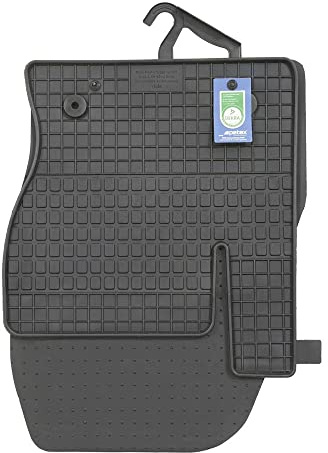 Petex 36510 Fußmatten Set Gummimatten Vorne und Hinten Matten schwarz Kompatibel mit FORD Kuga Mk2 DM2