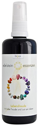 Bijos Edelstein Essenz - Lebensfreude (100 ml) - Hilft, den Augenblick intensiv zu (er) leben und genießen