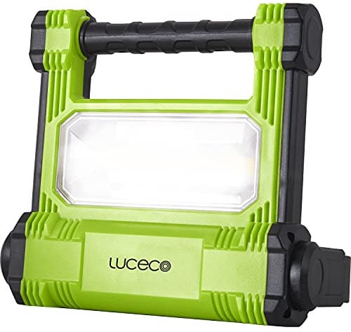 Luceco Luz de trabajo LED recargable para obras, 20W, IP65