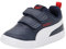 PUMA Courtflex V2 V Inf, Sneaker Unisex bebé, Peacoat High Risk Red, 23 EU