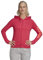 adidas Essentials Linear Veste zippée pour femme, Femme, Jacket, FRU96, Rose vif/rose signal., L