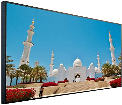 Ecowelle Infrarotheizung mit Bild | 750 Watt | 60x120 cm | Infrarot Heizung| | Made in Germany| d 135 Scheich-Zayid-Moschee