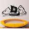N / A Viking Schiff Wandtattoo Krieger Vinyl Wandaufkleber Home Interior Art Dekoration abnehmbare Wohnzimmer Dekoration Design 85x42cm