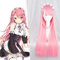 Biamoxer Ram Rem Wigs Re:Life in a different world from zero Cosplay Wig Pink Blue 80cm Long Straight Synthetic Hair for Adult Pink