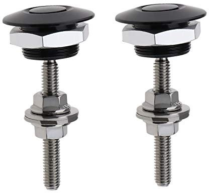 2X Schnellverschluss 30 mm Universalfahrzeug Mini Motorhaube Pin Lock Clip Kit Druckknopf Motorhaube Aluminiumlegierung für Auto Auto Stoßstangenhaube Nummernschild oder DIY