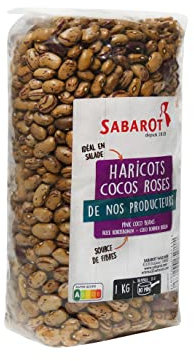 Haricots cocos roses - Sachet 1Kg - Sabarot