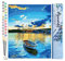 Figured'Art Peinture par Numéro Adulte Barque et Lever de Soleil - Activité Manuelle Kit de Loisir Créatif DIY Numéro d'art Complet - 40x50cm sans châssis en Bois