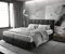 Boxspringbett Dream-Fine Mikrofaser Anthrazit Vintage 180x200 cm mit Matratze und Topper