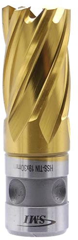 SMI HSS TiN Kernbohrer 19 mm Drm. Schnitttiefe 30 mm, Aufnahme FEIN Quick-In Schaft