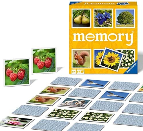 Ravensburger Natur Memory® - 20881 - der Spieleklassiker für alle Naturfreunde, Merkspiel für 2-8 Spieler ab 6 Jahren