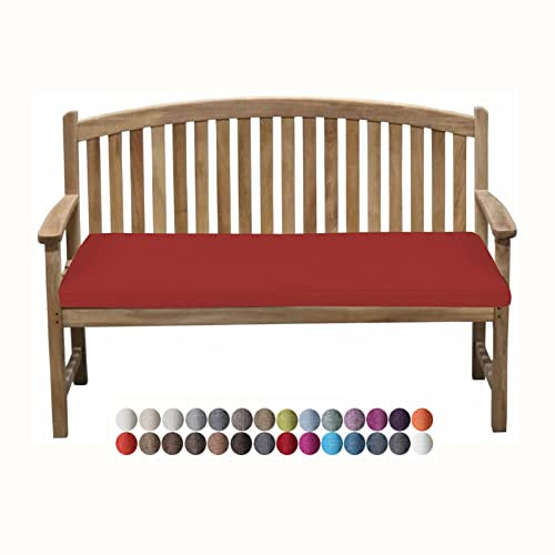 KCYXSMAX Bankauflage Bankkissen Bankpolster für Gartenbank 160x50x5cm Sitzauflage Polsterauflage mit abnehmbarem Bezug für Outdoor Bank Hollywoodschaukel Terrasse Küche Esstisch