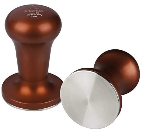 Metallurgica Espresso-Tamper mit Edelstahl-Basis, rot, Aluminium, 58 mm