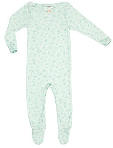 Engel, Baby Schlafoverall mit Fuß, 70% Wolle (kbT), 30% Seide (Pastell Mint, 74-80)