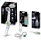The Braun Healthcare Baby Kit - health essentials for use at home and on the go (No touch + touch forehead thermometer BNT400, Nasal aspirator BNT050, Stick thermometer PRT2000)