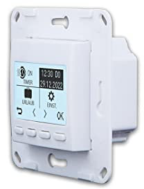 LIVOLO LCD Raumthermostat Thermostat Modul Fußbodenheizung in Weiß für Fußboden Heizung Programmierbarer Wandthermostat Zeitpläne digitaler Display Raumtemperaturregler VL-Pro-11