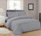 Sonia Moer Super Soft Brushed Microfibre Duvet Cover Set - Non Iron Breathable Hypoallergenic Zippered Duvet Cover & Pillowcase Set (Gray, King (U.K. Standard))