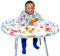 AMEZNA Bavoir Imperméable avec Plateau – Bavoir Manches Longues pour Chaise Haute – Tablier Bébé pour Manger dès 6 Mois – Idéal Cadeau de Naissance – Anti-Gaspillage avec Zone de Dessin