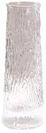 Blumenvase Glasvase, große transparente Desktop-Vase, Wohnzimmer, Blumenarrangement, Dekoration, einfache Glasvase im chinesischen Stil Deko Vasen (Color : A, Size : S)