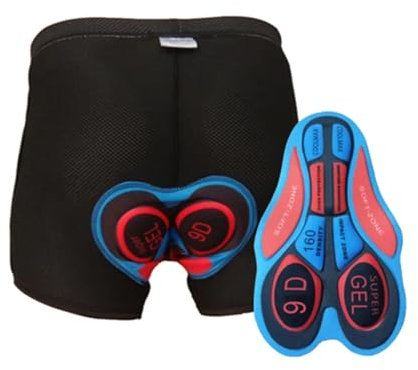 JMORCO Radlerhose Herren Fahrradshorts, stoßfeste Unterwäsche for Rennrad, MTB, Mountainbike, Herren, voll atmungsaktive Unterwäsche, Radfahren, Biker-Shorts(2,4XL)