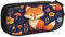 ZHONGSK Große Kapazität Federmäppchen Stifttasche Schreibwarenbeutel Stifteetui mit Fächern Reißverschluss, Niedliche Federtasche | Niedliche Tier Fuchs Blume | Stifteetui Organizer für Jungen Mädchen