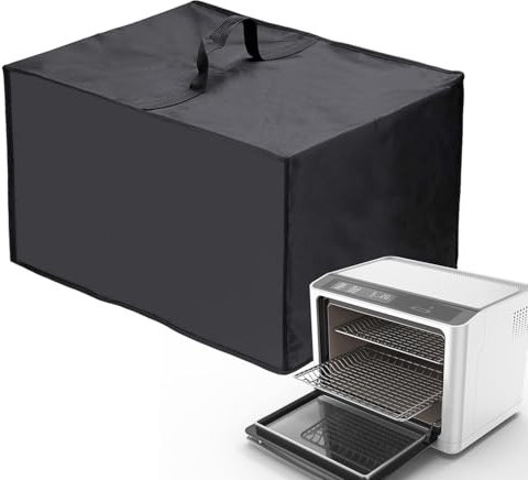 LPORF Cubierta de Horno de Rejilla-, Cubierta de Tela Anti-polvo para Grille- Microondas unida al mango, Tela de Cubierta de Horno de Microondas,Tela de Prevención del Polvo para Aplicación