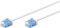 goobay 74285 CAT 6A Patchkabel slim/Ultraflexibles RJ45 CAT 6A Netzwerkkabel U/UTP CU/Dünnes Ethernet Kabel mit kurzen Steckern / 10 Gbit/s LSZH, Knickschutz/weiß 0,5m