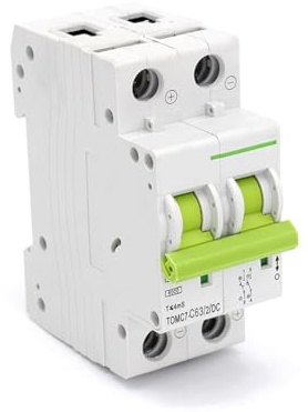 TOMC7-C63 2P 63A DC Disjoncteur pour PV C courbe MCB 1 unité (25 A)