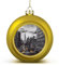 Love from New York Weihnachtskugel-Ornamente, 6,1 cm, bruchsicher, Weihnachtsbaumschmuck, Kugeln, goldener Stil, hängende Weihnachtsschmuck für Weihnachtsbaum, Feiertagsdekoration