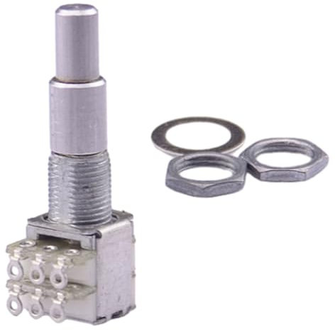 1 x Potentiometer B5K/B10K/B50K/B100K/B250K/B500K. Verbessern Sie Ihr Musikerlebnis mit gestapeltem Potentiometer