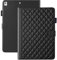 Vaitasy Coque pour iPad 10.2 Pouces iPad 9/8/7 Gen iPad Air 10.5 2019 Business Cuir PU Tablet Étui pour iPad 10.2 2021/2020/2019 avec Fente pour Carte Fonction Stand Noir