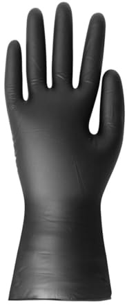 Hygiplas Vinyl Powder Free Glove Black - Size XL (Pack 100)