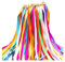 NJIEzhao Serpentin Mariage Baguettes de Ruban de Mariage avec Cloches, 100 pièces, Baguettes de vœux colorées, banderoles de Mariage, décoration de célébration for fête et Vacances
