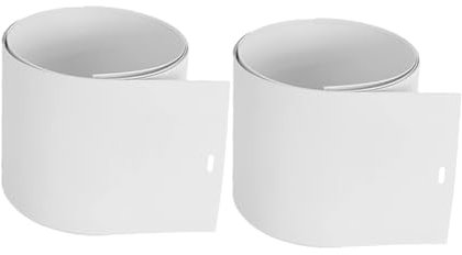 Cabilock 2piezas Lamas Repuesto Persianas Verticales Blancas para Ventanas y Puertas Lamas Persiana Fácil Instalación Compatible con Estores Kit Reparación para Hogar y Oficina