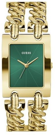 GUESS Reloj Analógico para Mujer'S de Cuarzo con Correa en Acero Inoxidable GW0740L2