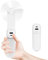 Gerbala Mini Ventola 5 in 1, Ventola Tascabile Ricaricabile USB, 30 Ore di Lavoro, Power Bank, Torcia Elettrica, Specchio, Supporto per Cellulare per L'estate, Ventola Portatile (Bianco)