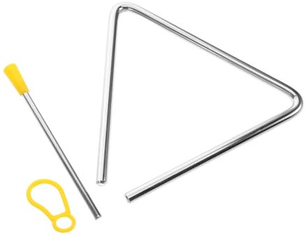 SHOWERORO Triangel Musikinstrument Für Kinder 6 Zoll Handgeschlagenes Spielzeug Für Interaktiven Musikunterricht Für Kleinkinder Und Spielen Draußen