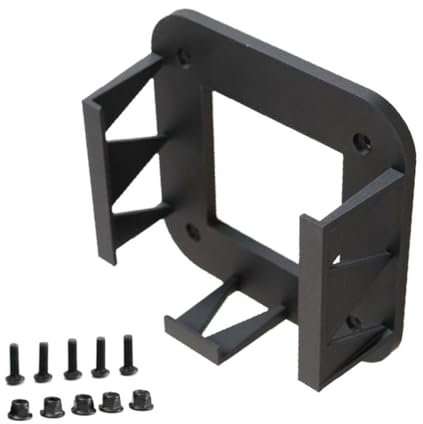 alloneslife Space Saving Metal Mount Holder ForMini Desktop Computer Wall Mount Display Bracket Or Under Desk Stand For Home Office