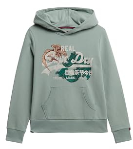 Superdry Damen Tokyo Vintage Logo Hoodie in lockerer Passform