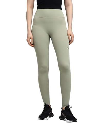 PUMA Damen SHAPELUXE High-Waist-Trainingsleggings L, Lux Army Green
