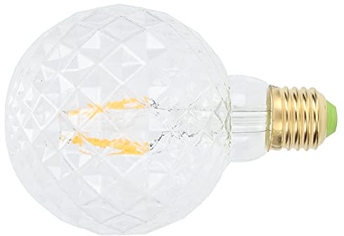 Aumotop Ampoule Décorative LED 220V, Haute luminosité, Lumière à Filament de Verre de Style Antique, pour Salon et Chambre à Coucher, 4W (Claire)